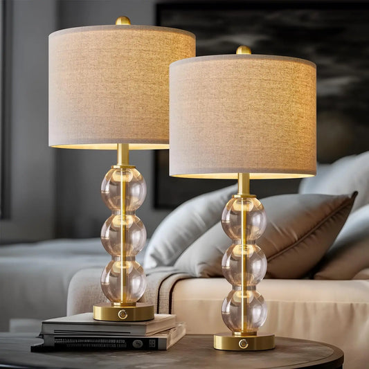 Glass Table Lamps