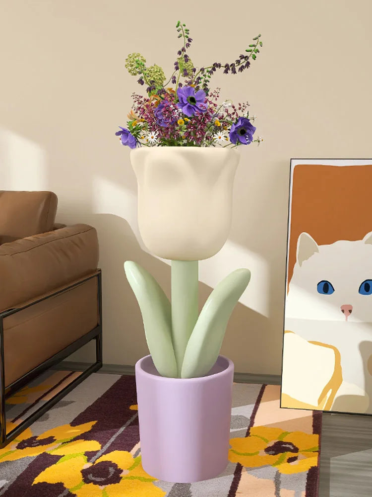 Nordic Style Artificial Flower Vases
