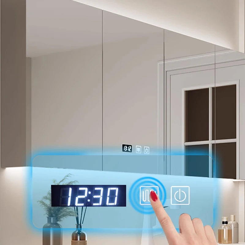 Skin Sensor Bathroom Vanity Cabinet With Sink And Mirror