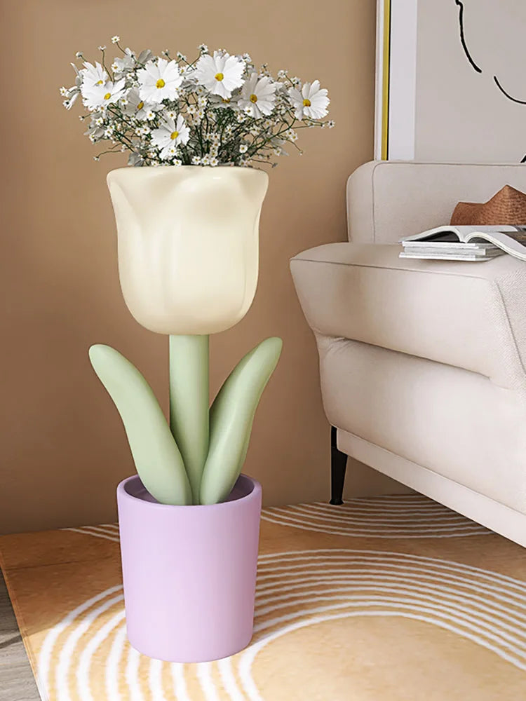 Nordic Style Artificial Flower Vases