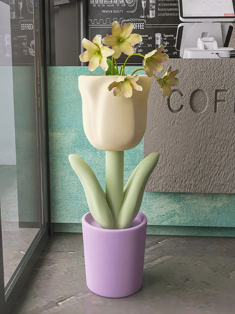 Nordic Style Artificial Flower Vases