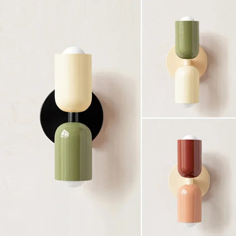 Macaron Bliss: Nordic Wall Lamp for Kids & Adults | Colorful Bedside Lighting | Modern Home Decor