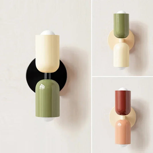 Macaron Bliss: Nordic Wall Lamp for Kids & Adults | Colorful Bedside Lighting | Modern Home Decor