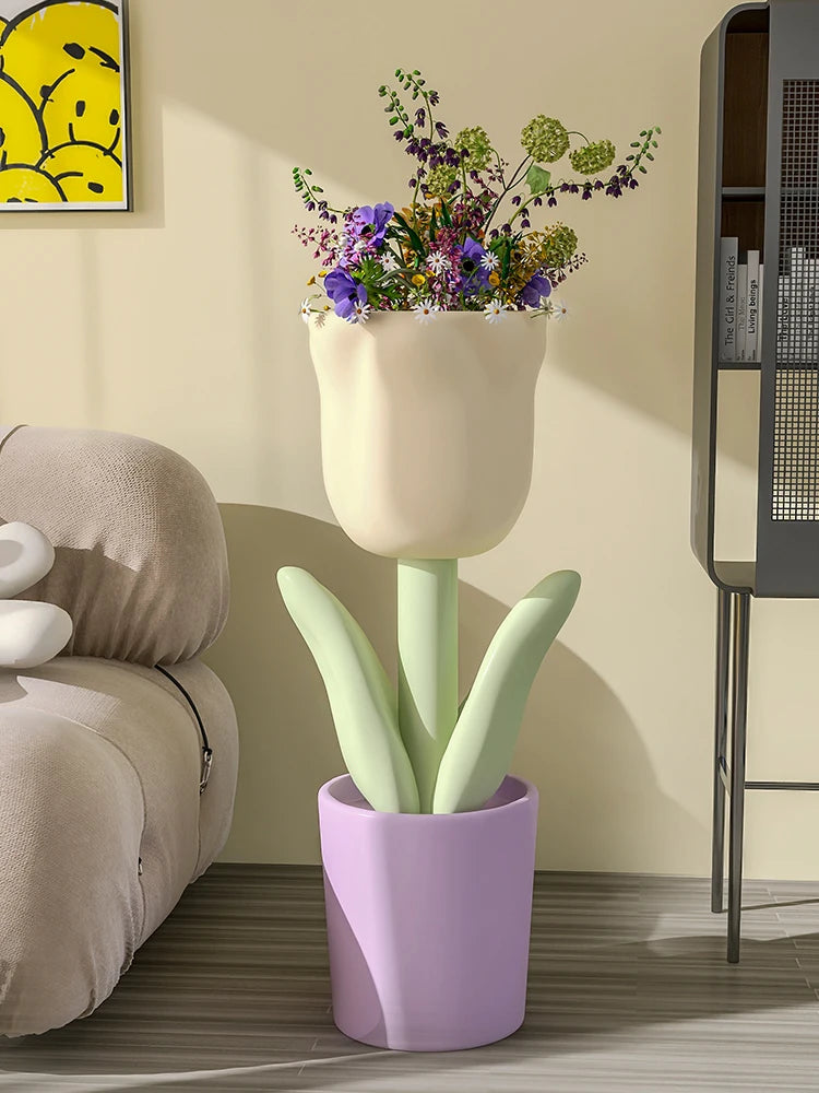 Nordic Style Artificial Flower Vases